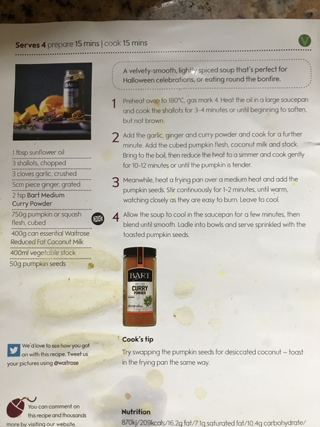 Butternut squash soup - spicy