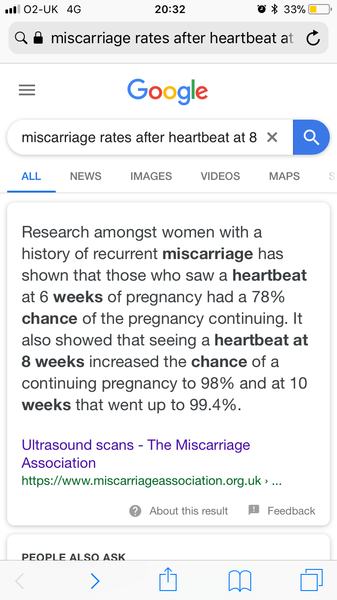 Can you have a silent miscarriage once you've seen a heatbeat?