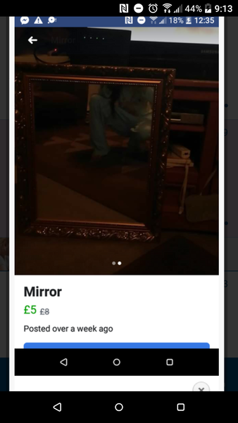 .. To start a "mirror for sale pics" thread to make me laugh why battling b***y cold?
