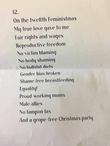 12 days of feministmas