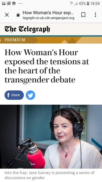 Transtrenders, Woman's Hour and flouncing professors