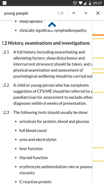 Teenage daughter being investigated for CFS