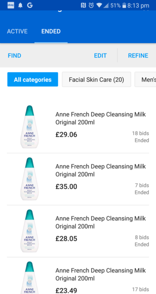 Anne French Cleansing Milk - discontinued?