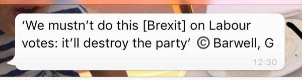 Westminstenders: Break it or make it.