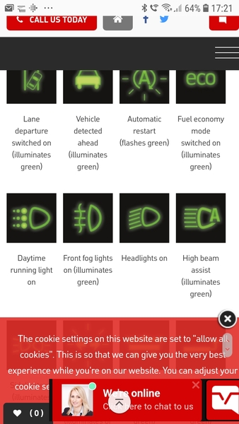 Anyone drive a meriva? Dashboard light help!