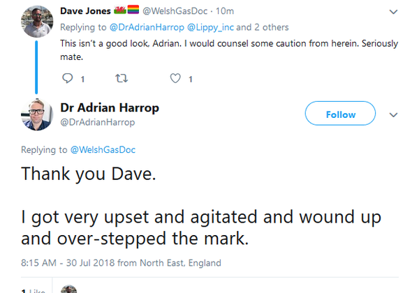 Dr Adrian Harrop thread the fourth. "GMC do care & have taken it to the next level"