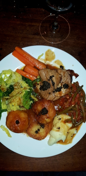 To ask what's on your plate?