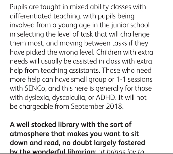 Moira House School and dyslexia
