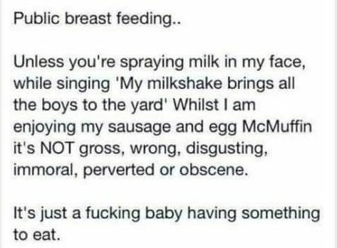 to not 'cover up' when breastfeeding even though DH wants me to?