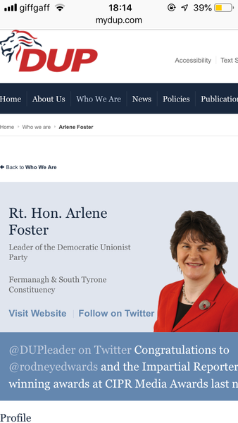 Am I a bad feminist to always look at what Arlene Foster is wearing...