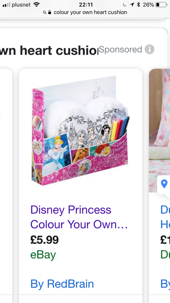 Has anyone seen a heart cushion you draw on??