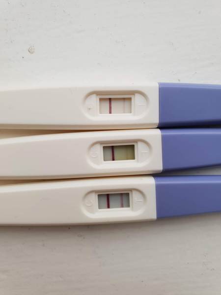 Faint lines on pregnancy test driving me mad!