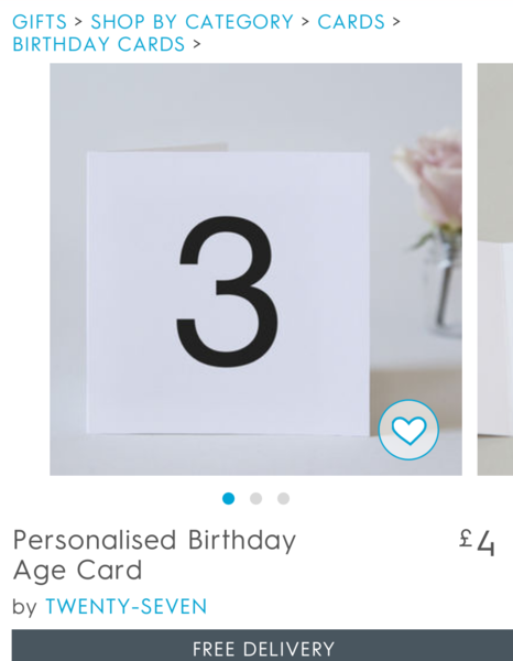 Would IBU to send this birthday card to a 3-year-old?