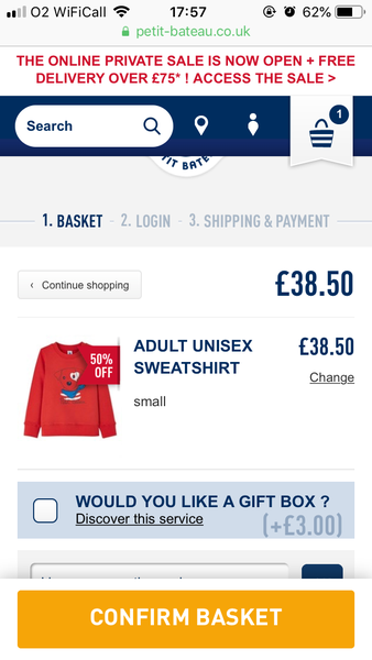 Petit Bateau sale - Will I look ridiculous wearing..