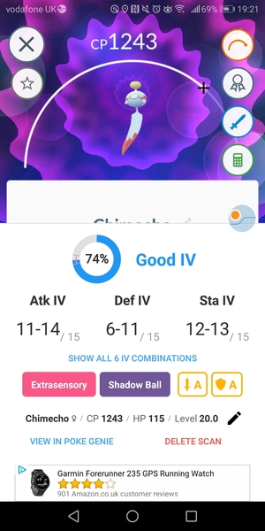 PokemonGo #20. There's a Ratatta in my kitchen, chuck a ball at it.