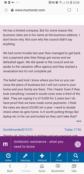 Bailiffs....I need advice asap please