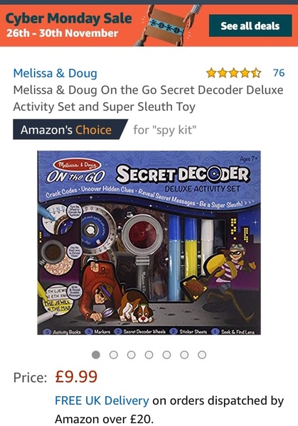 Present for difficult (but lovely) 7 year old girl