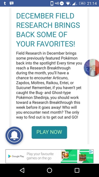 PokemonGo #20. There's a Ratatta in my kitchen, chuck a ball at it.