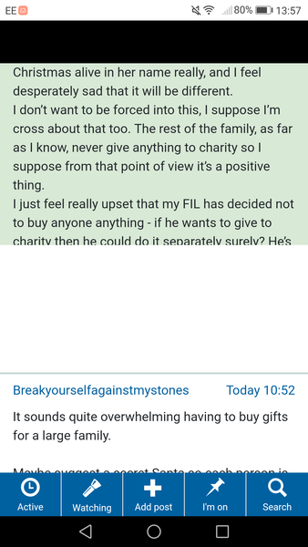 Black areas on mobile