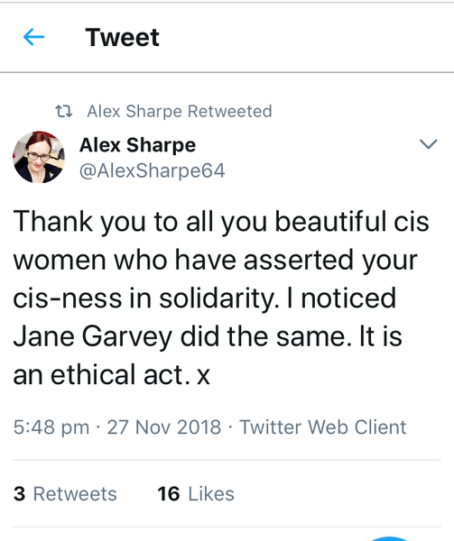 Women's Hour features interviews with Professor Alex Sharpe and Professor Rosa Freedman as part of 'Sex & Gender' series **Thread title edited at OP's request**