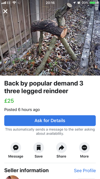 Christmas bad boys on Facebook marketplace tat