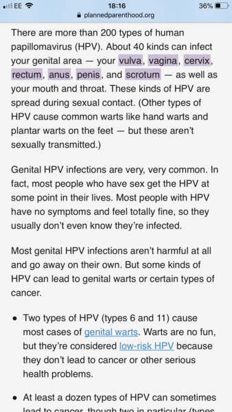 HPV affecting my marriage
