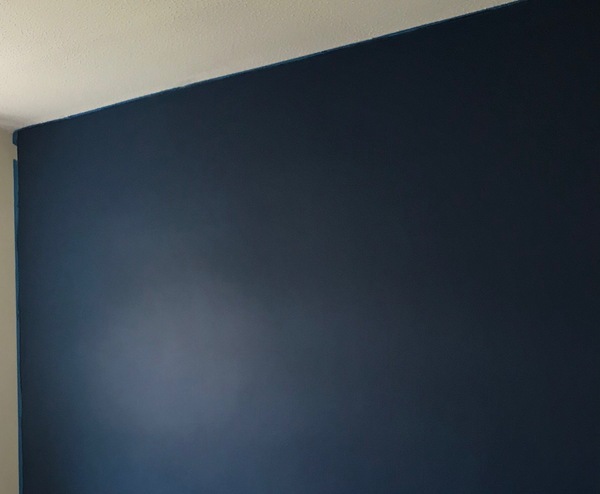 Cutting in tops of walls