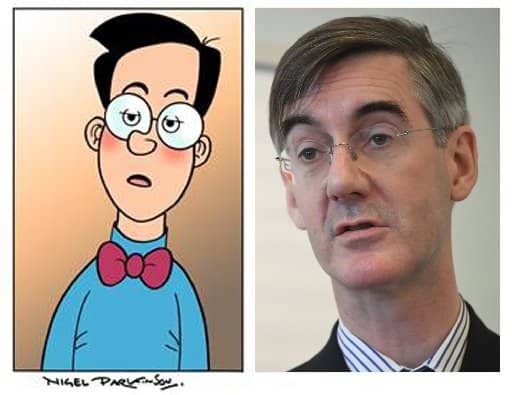 To believe a 2 minute hate for Jacob Rees Mogg is justified