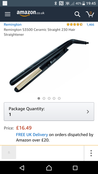 Emergency straighteners!