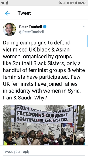 Peter Tatchell Again. More blaming women for male violence
