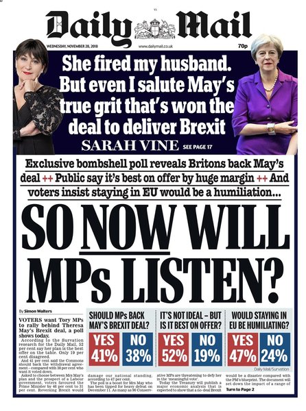 Westminstenders: Break it or make it.