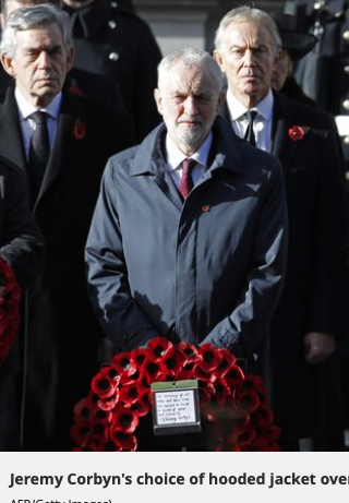 To still be cross at Jeremy Corbin's anorak