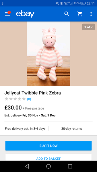 HELP lost soft toy - need replacement
