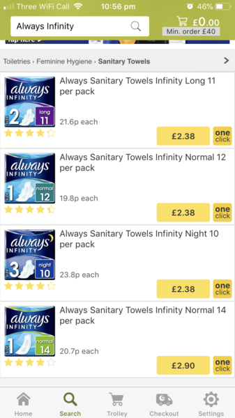 Anyone notice a lack of tampons and pads in the shops?