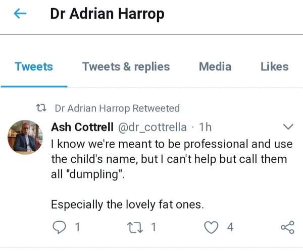 Dr Adrian Harrop thread the fourth. "GMC do care & have taken it to the next level"