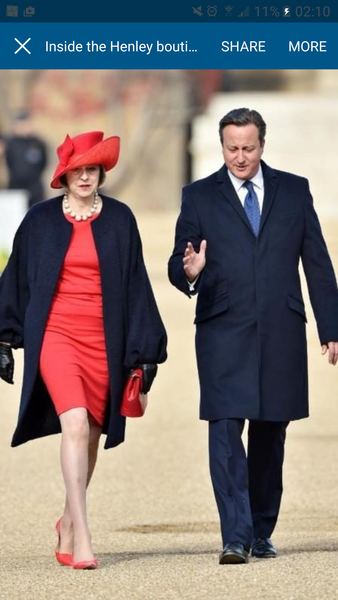 Am I a bad feminist to always look at what Arlene Foster is wearing...