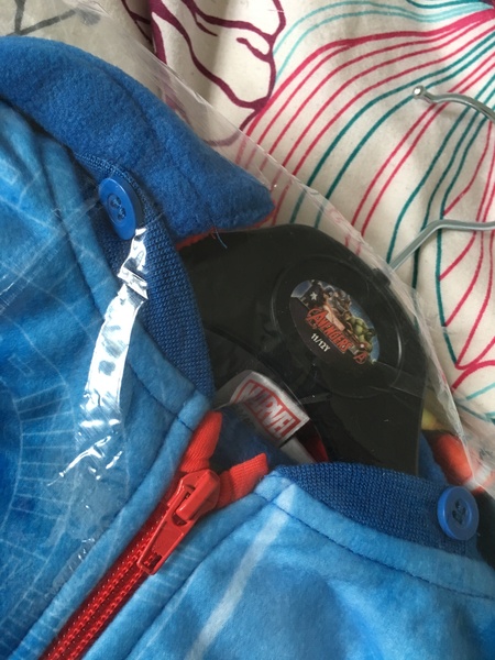 Boys fleece onesie