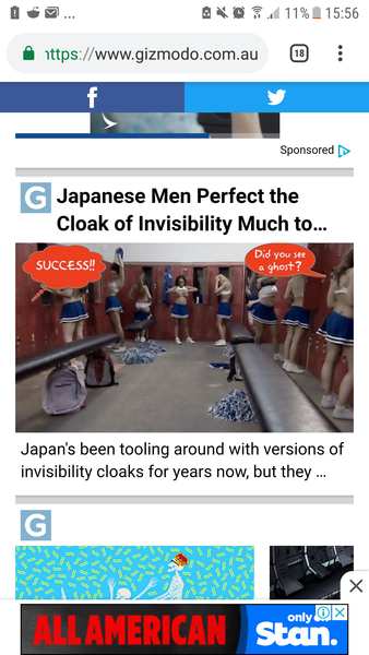 What an interesting choice of photo to accompany this clickbait article