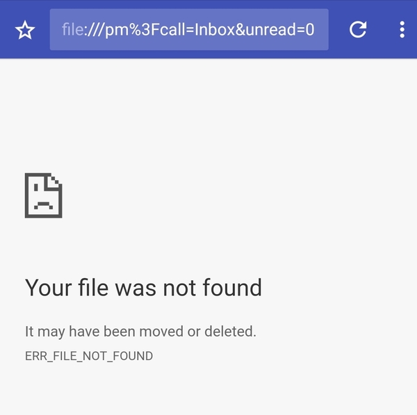 Inbox won't open