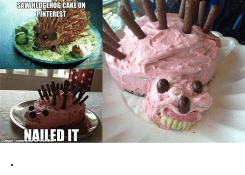 To ask if this a hedgehog cake fail ?