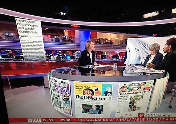 BBCPapers tonight