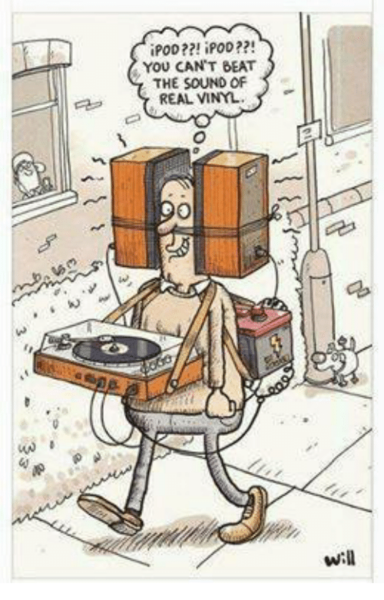 To think not having a way to play music in your house is weird?