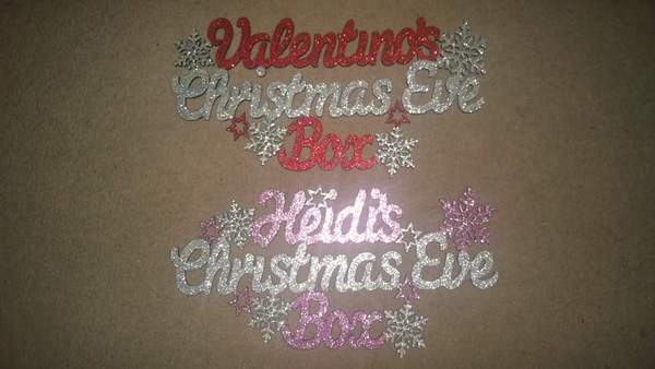 Christmas eve wooden box