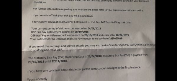 Omg my pay has halved this month if anyone can help with nhs sick pay I would appreciate it