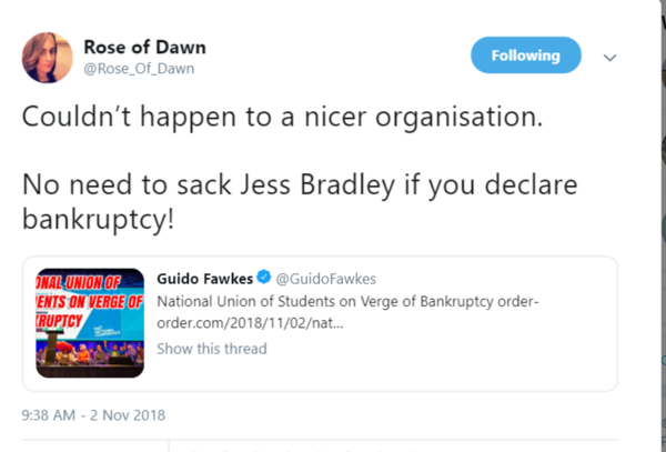 Jess Bradley - a government advisor on women's rights suspended by NUS over indecent blog. Part iii