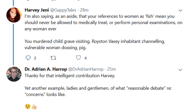 Dr Adrian Harrop thread the fourth. "GMC do care & have taken it to the next level"