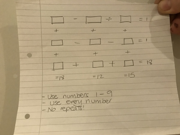 Stumped! This is my daughter's maths homework. Please help!