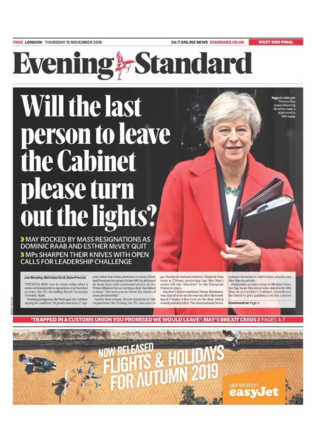 Westministenders: Passing the Buck