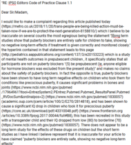 Owl's latest opinion piece in the Metro - WARNING Trans related