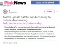 Can we talk about Pink News? Collecting examples of their propaganda.